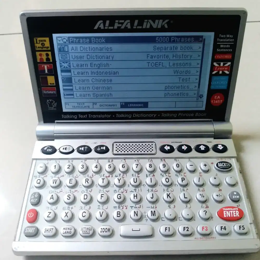 Kamus Alfalink EA 1345T 1345 T Original Dictionary English Chinese