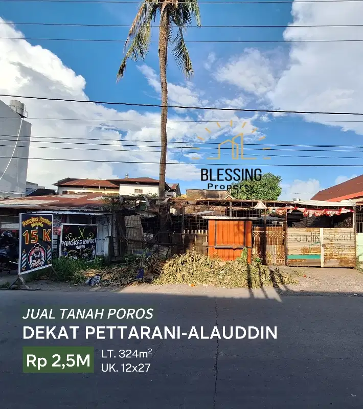 Tanah Poros dekat Jl. Pettarani