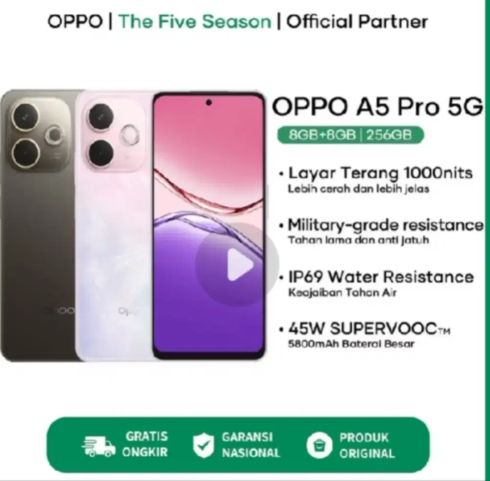 Oppo A5 pro 8/128. Bisa cicil