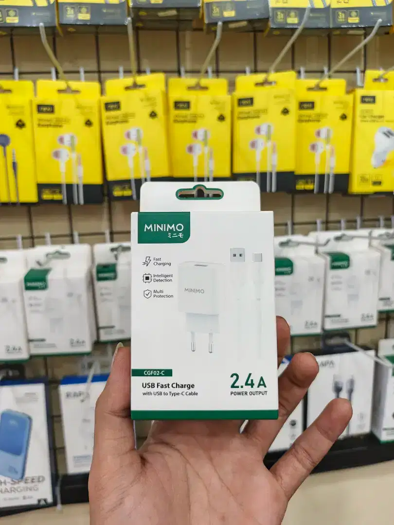 CHARGER SET TYPE-C MINIMO