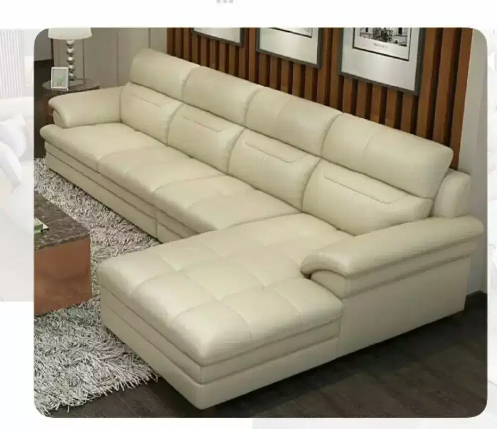 Sofa Minimalis Full Kulit Premium