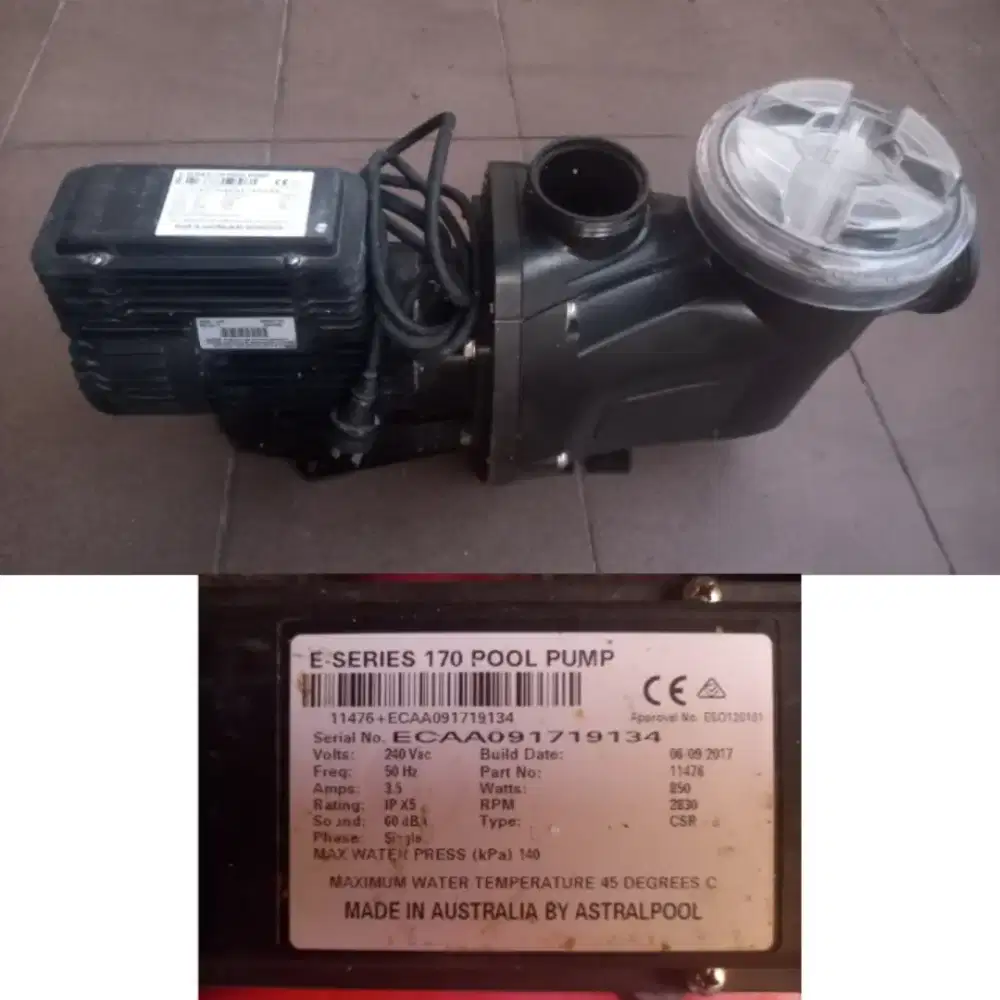 POOL PUMP E 170 SERIES