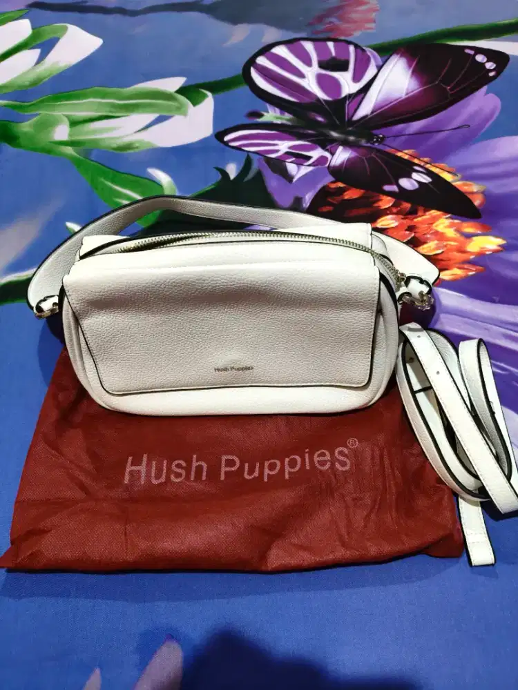 Tas selempang Hush Puppies White