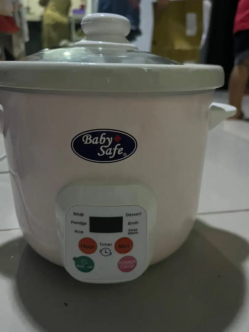 Slow cooker baby safe auto menu 1.5 pink