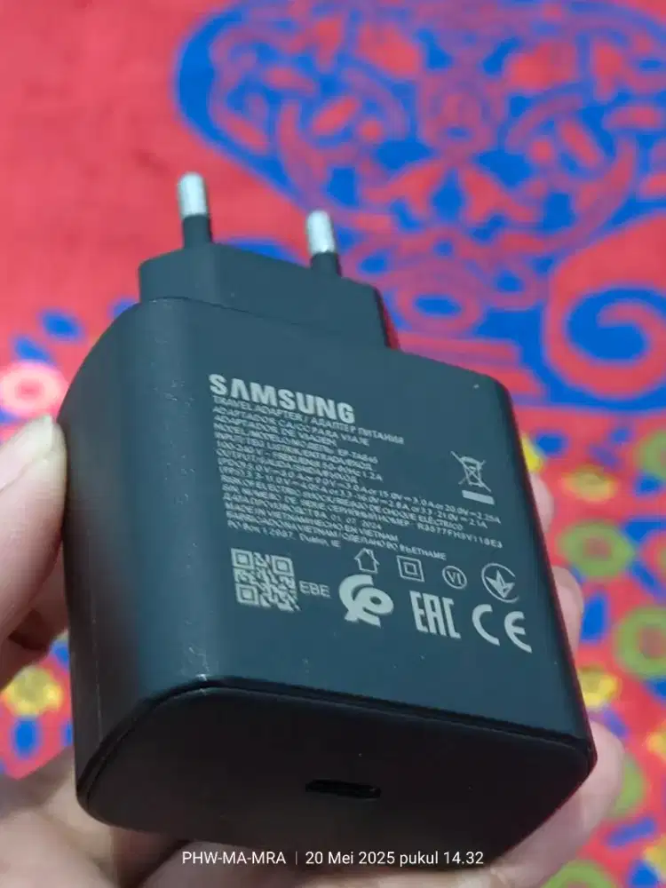 Kepala Charger Ori Samsung 45watt