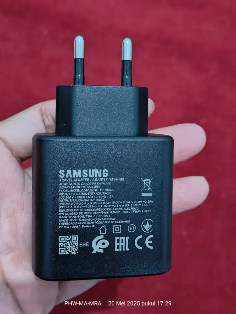 Kepala Charger Ori Samsung 45watt ( BISA COD )