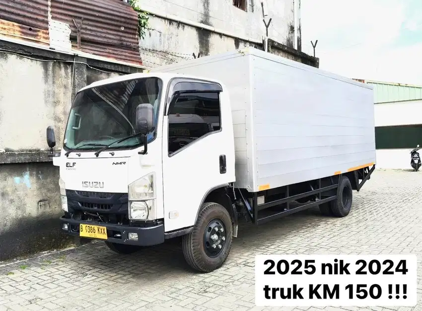MURAH LANGKA 150KM CDD LONG Isuzu elf NMR 81 L box aluminium 2024 bok