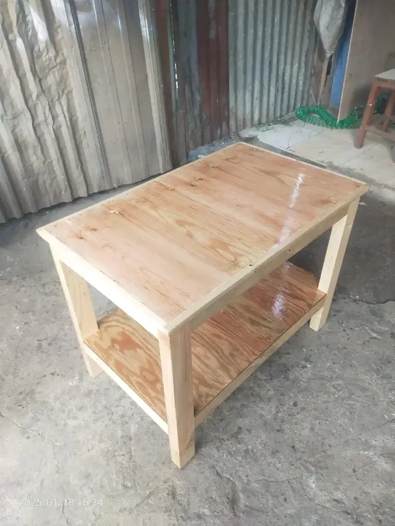 Meja 2 susun ukuran 40x80x75