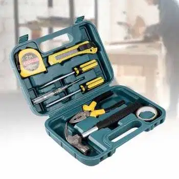 Alat Set Perkakas Palu Tang Obeng Cutter Meteran 8in1