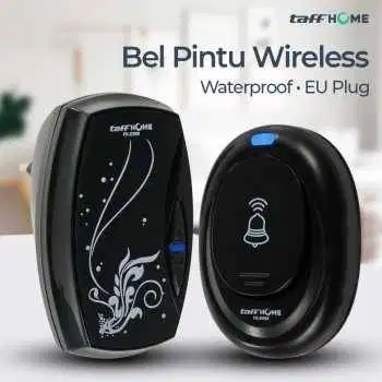 Bel Pintu Wireless Door Bell Waterproof EU Plug 36 Tunes