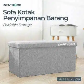 Sofa Kotak Penyimpanan Barang Foldable Storage Box 76x38x36.5cm