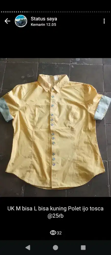 Kemeja pendek wanita