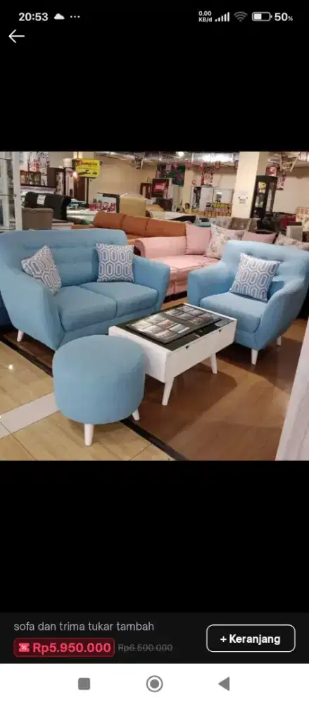 Sofa tamu kekinian