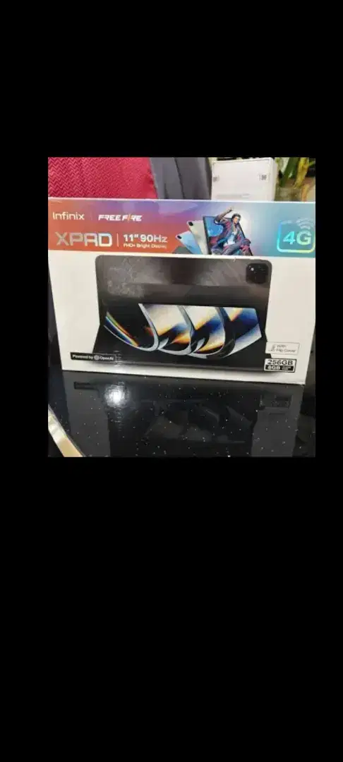 Tablet Infinix XPAD 256gb LTE sinyal SIM card + keyboard
