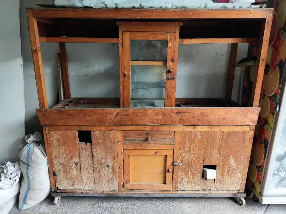 Gerobak Kayu 2 tungku