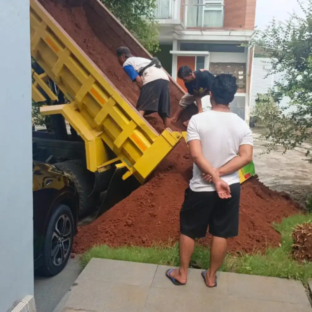 Jual tanah merah dan urugan