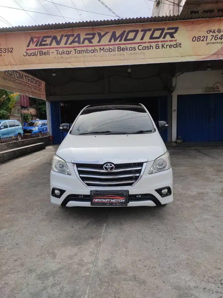 Toyota Innova 2.5 G Diesel Automatic Tahun 2015 Putih Bagus Terawat OK