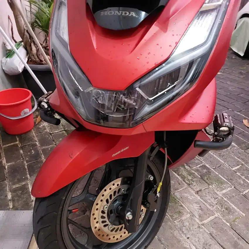 Lampu Duromoto M3 dan crashbar pcx 160