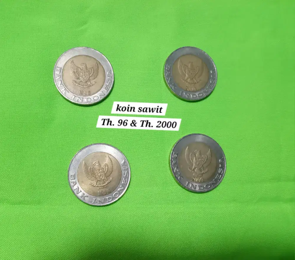 Koin Sawit 1000 koin jadul tahun 96 2000
