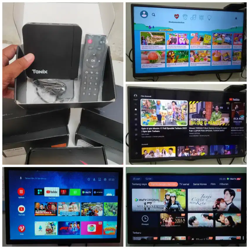 STB Android TV Bix OS 11 RAM 2 GB Bluetooth Playstore