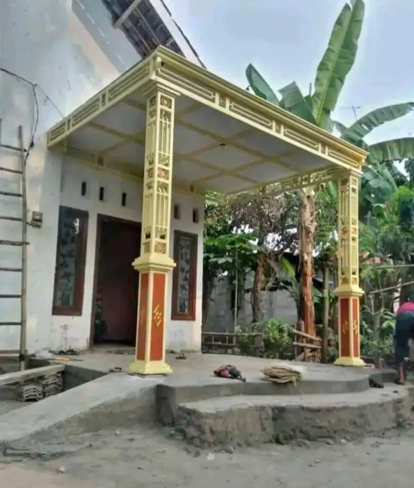 Kanopi teras + plavon GRC