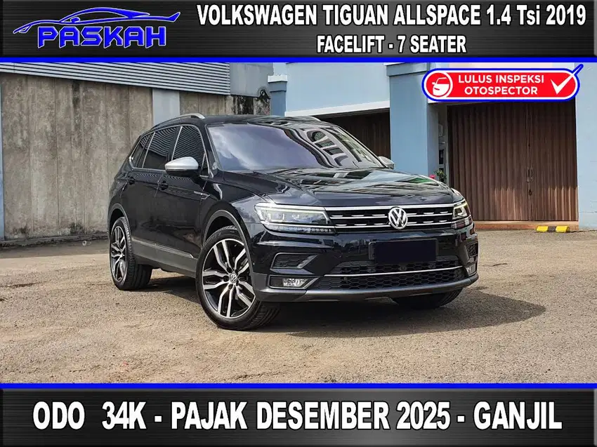 7seater TAX-DESEMBER Bunga=5.5% GanjiL Odo=34k VW TIGUAN ALLSPACE 2020