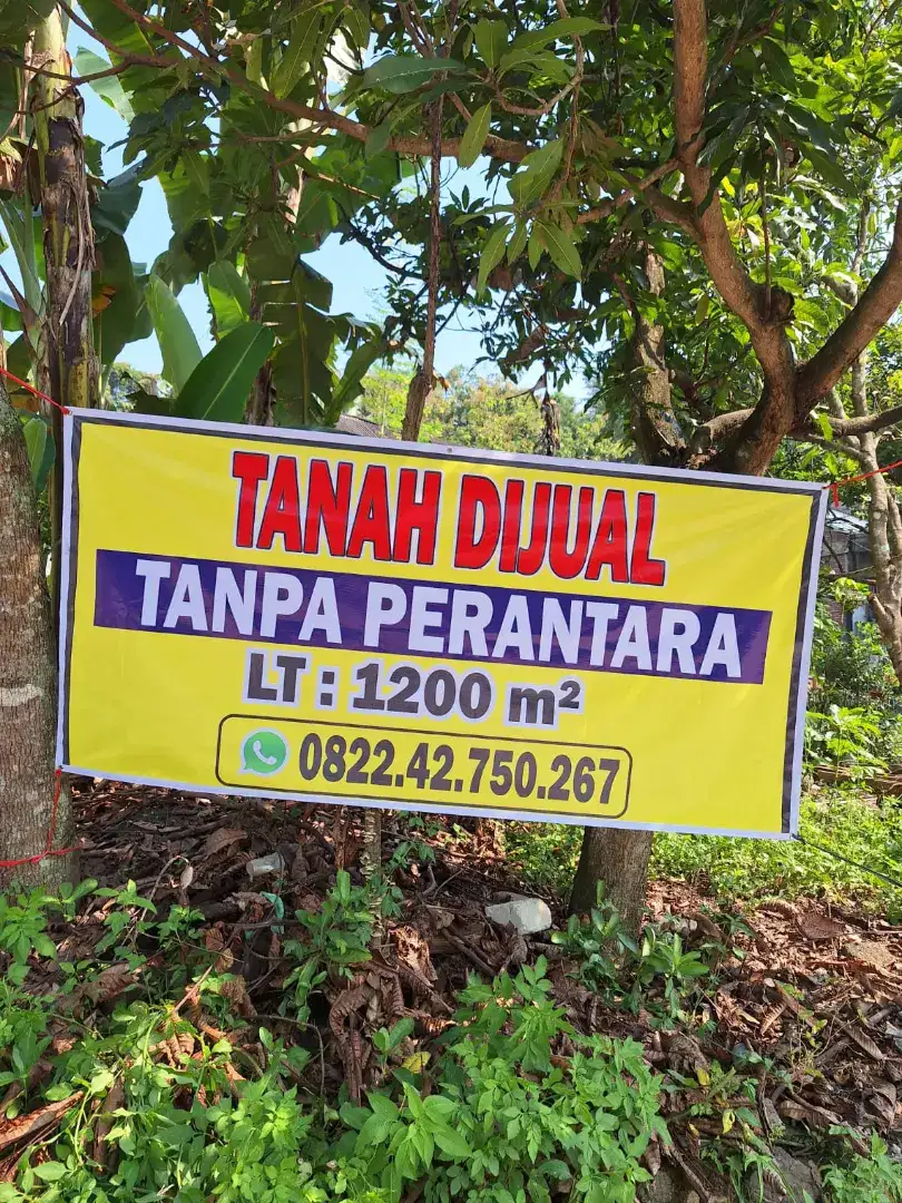 Di jual tanah tanpa perantara