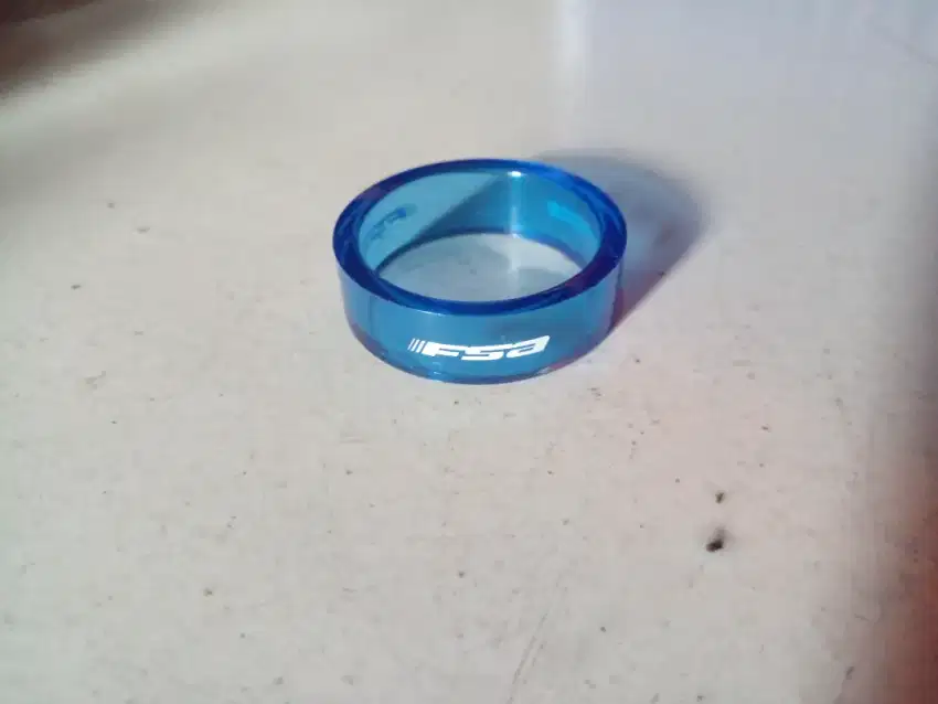 Spacer headset sepeda fsa mika blue 10mm