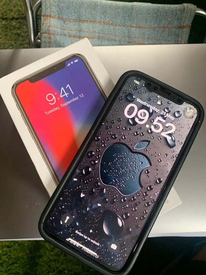 JUAL IPHONE X 256 GB EX GARANSI I BOX
