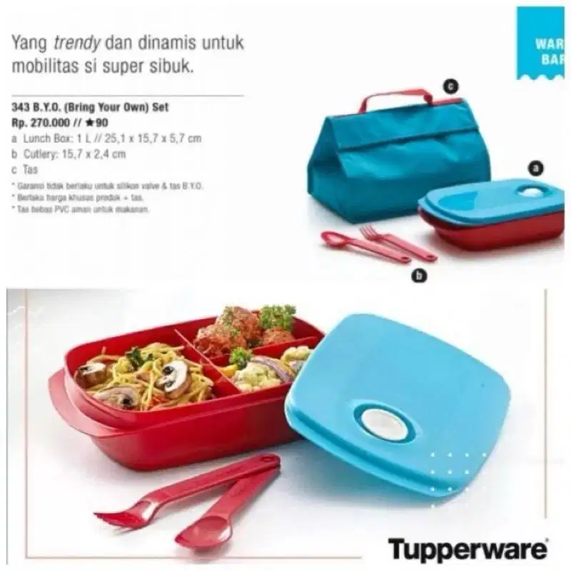 Tupperware Lunch Box set