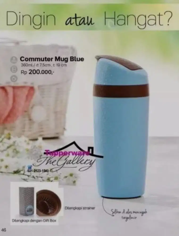 Tupperware Commuter Mug