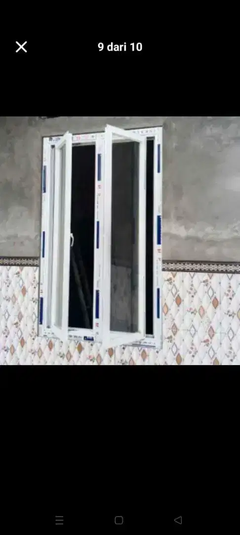 Jual kusen pintu jendela kaca aluminium plus pasang