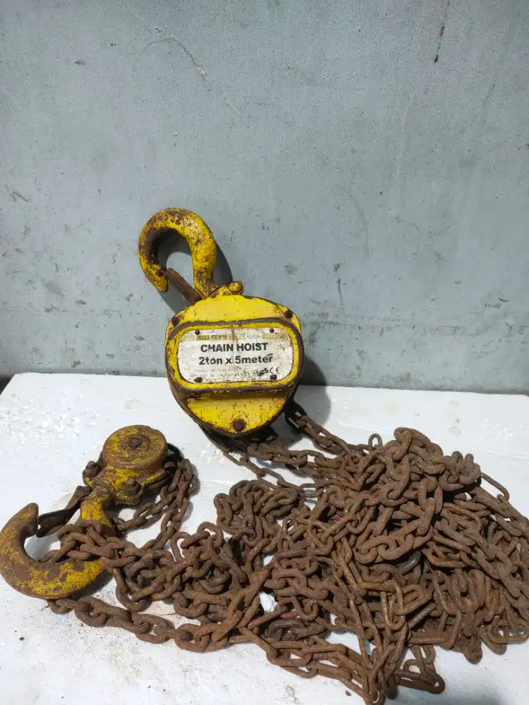 takel..chain block 2ton sellery rantai5m