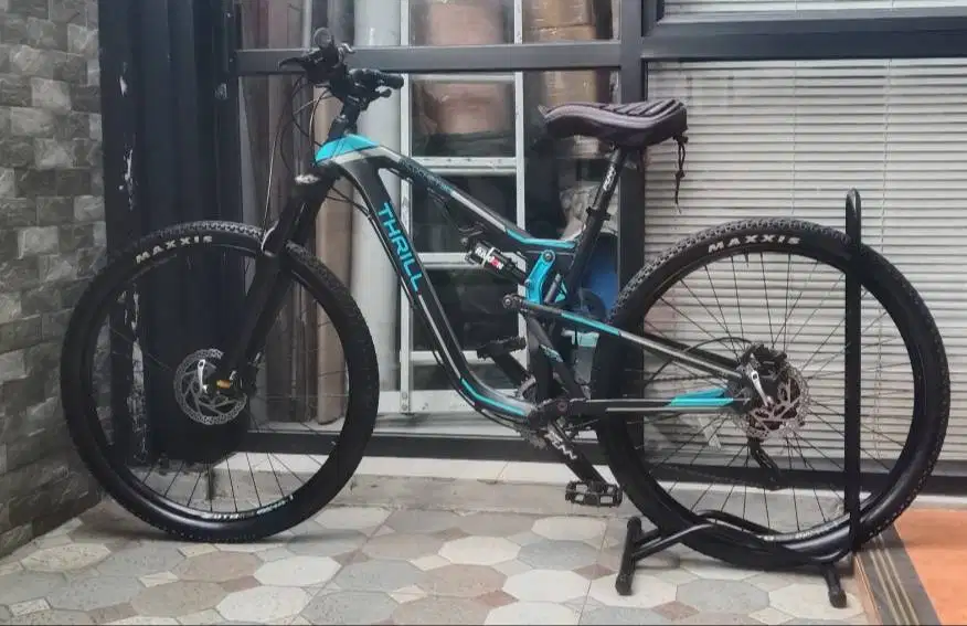 Dijual Sepeda MTB Full Suspension Thrill Ricochet T120 3.0 Mulus Murah