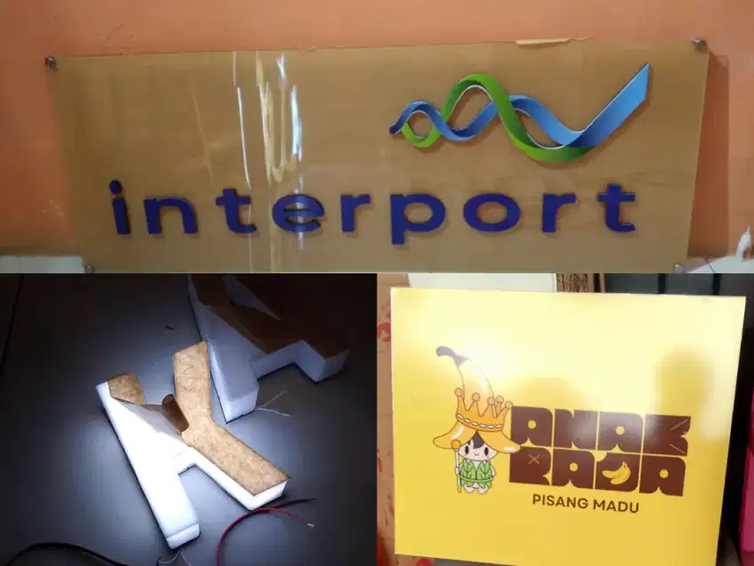Neon box perlengkapan brand usaha termurah