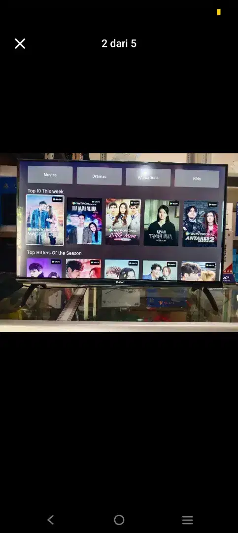 Smart TV 32 Sharp Digital TV Polytron Samsung Android Coocaa Murah