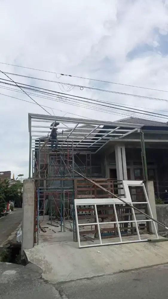 Kanopi, pagar, teralis, balkon, gazebo, rooftop, baliho dlli