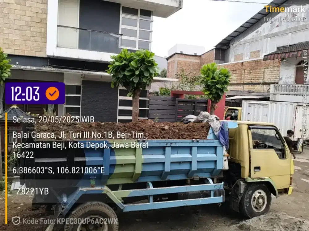 Jasa Buang puing,sampah,urugan depok