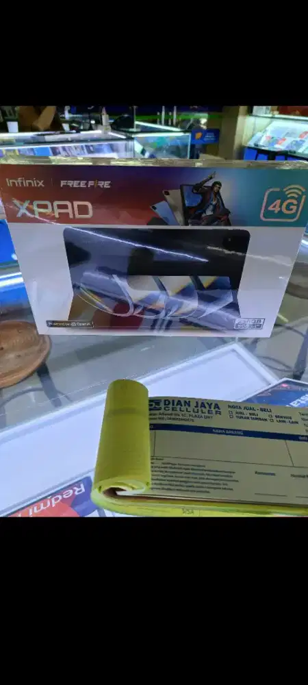 Tablet infinix XPAD 256gb LTE sinyal 4G SIM card + keyboard