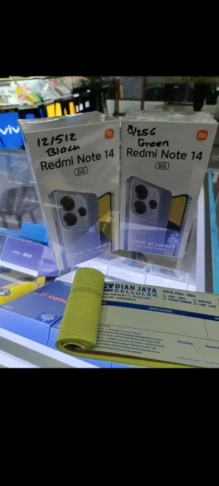 Xiaomi redmi note 14 5G 512gb ram 12gb dan8/256 resmi