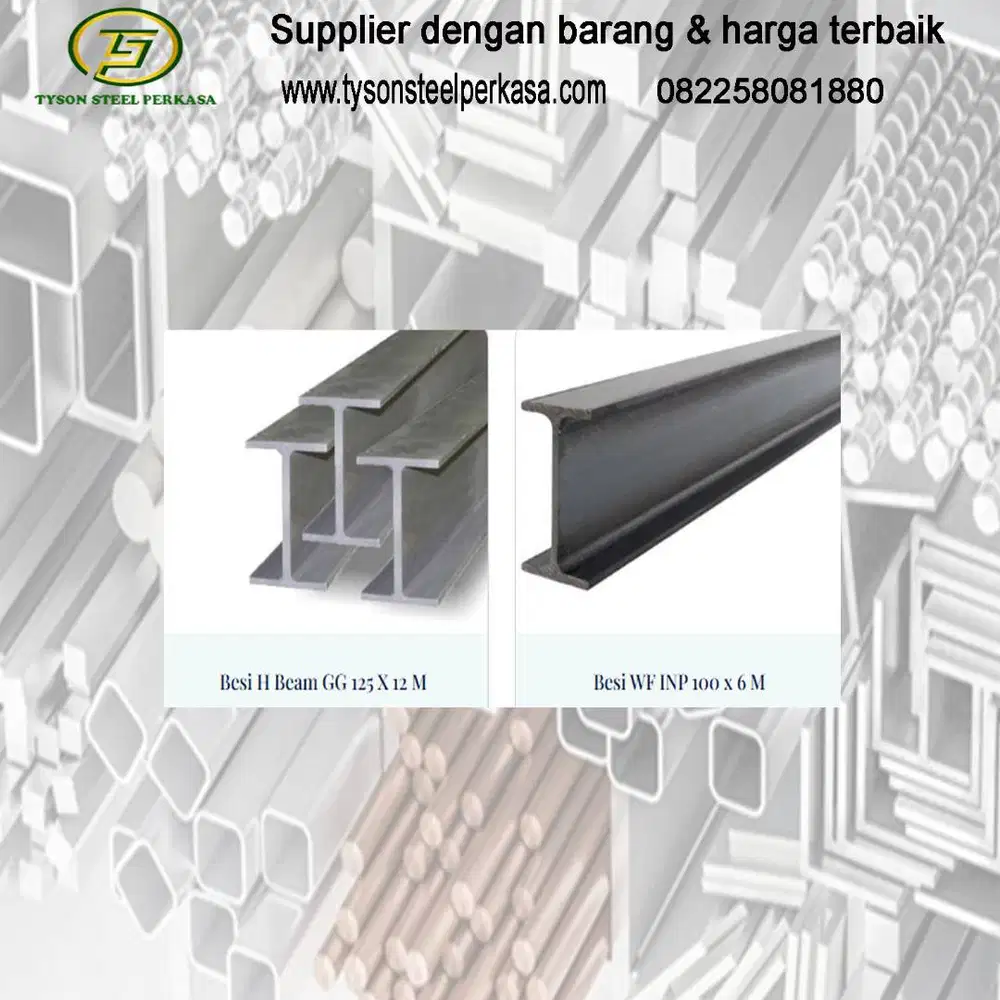 Besi WF untuk keperluan kontruksi dll