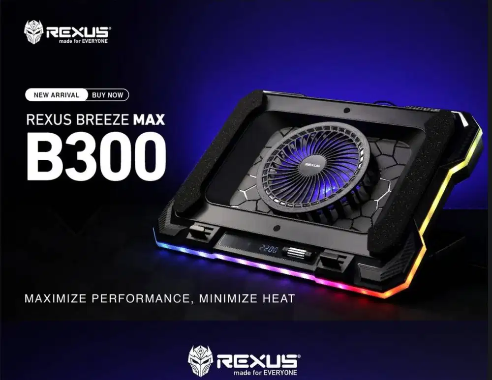Cooling Pad Rexus B300 Breeze Max RGB