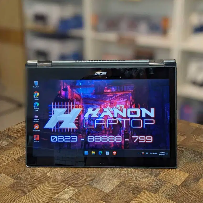 Acer Spin SP513-53N i5 8GB 256GB Touchscreen 2in1 x360 Tipis Ringan