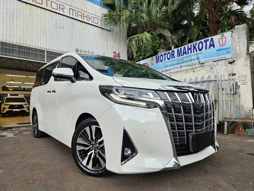 Antik 33 rb km Alphard 2.5 G 2020 nik 2019 putih white bagus original