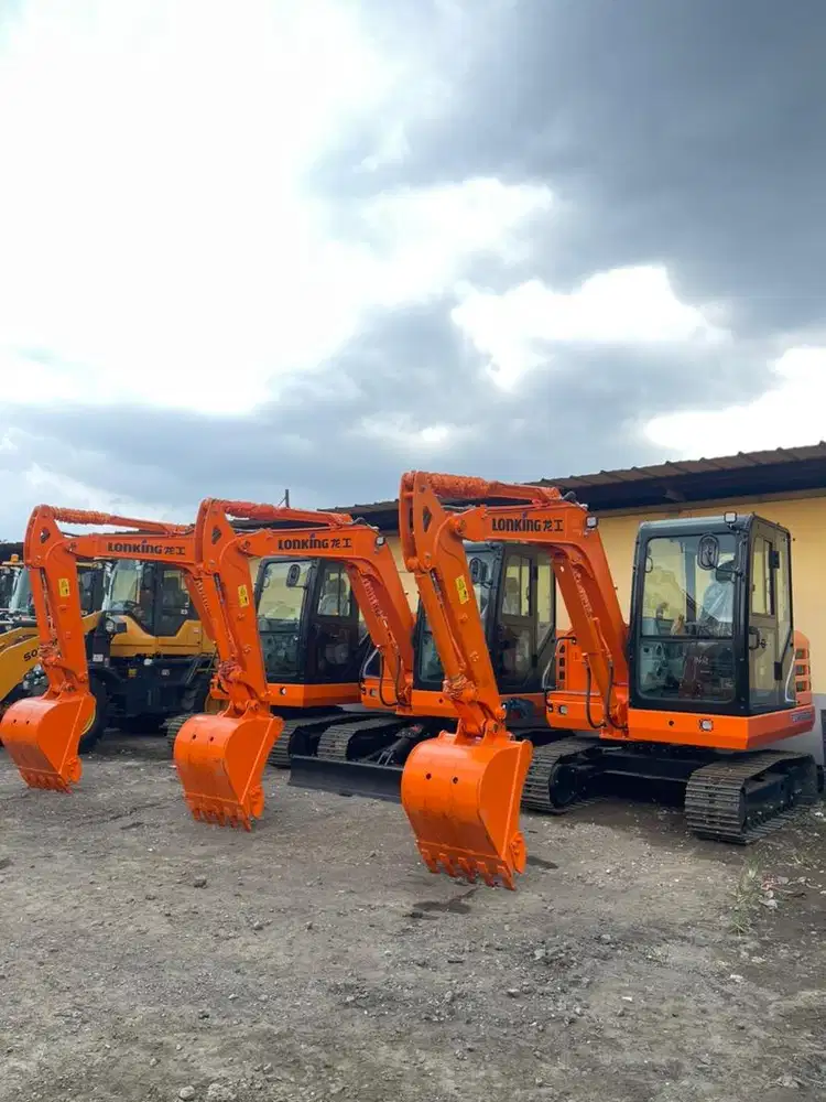 Premium Excavator Lonking 6 Ton include instalasi Breaker Top brand
