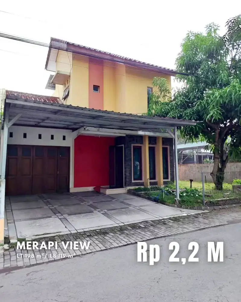 Dijual Rumah Hook di Merapi View dekat Jalan Kaliurang
