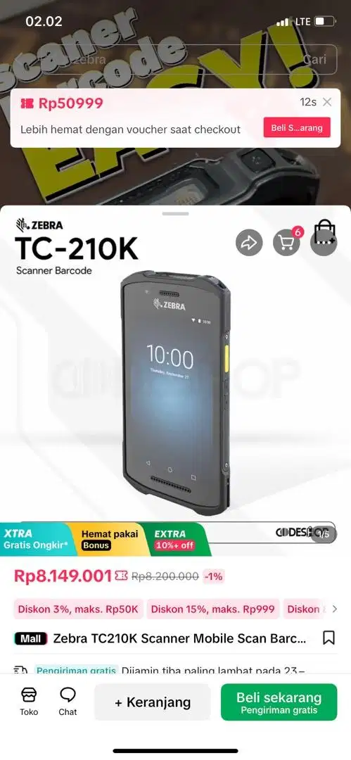 PDA SCANER exspedisi