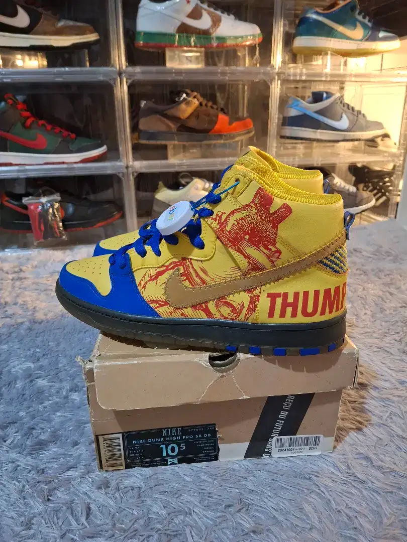 NIKE SB DUNK HIGH PRO DB DOERNBECHER 2012 VVNDS SIZE 44.5 ORIGINAL