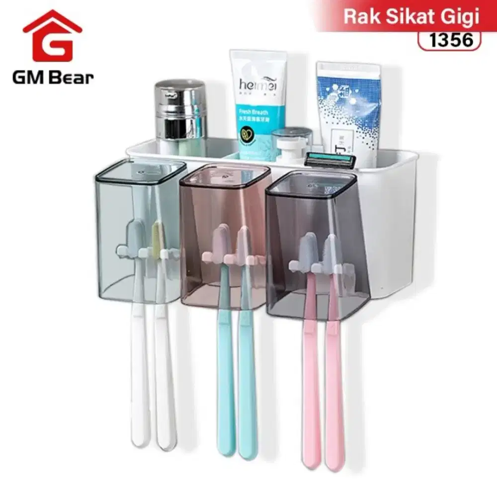 Rak sikat gigi tempel dinding