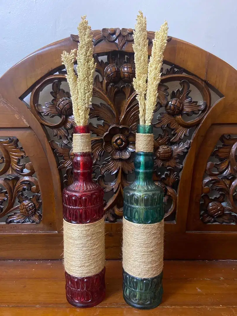 Botol kaca (sepasang )